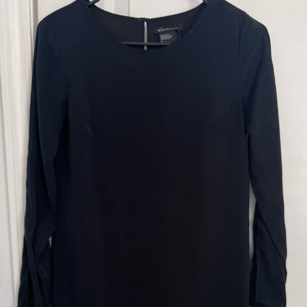 Elegant Black Long Sleeve Dress